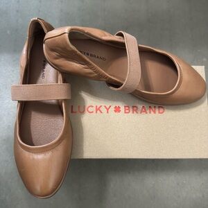 NEW Lucky brand Walnen Mary Jane genuine Leather flats size 8.5